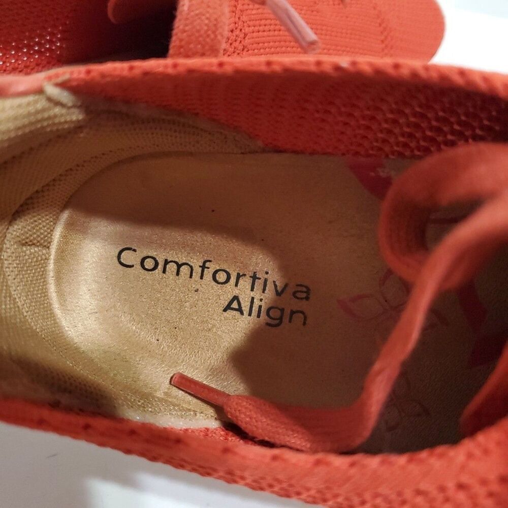 Comfortiva Align‎ Trista CT0011403 Womens 9.5W Red Wide Mesh Sneakers Shoes - Picture 4 of 5